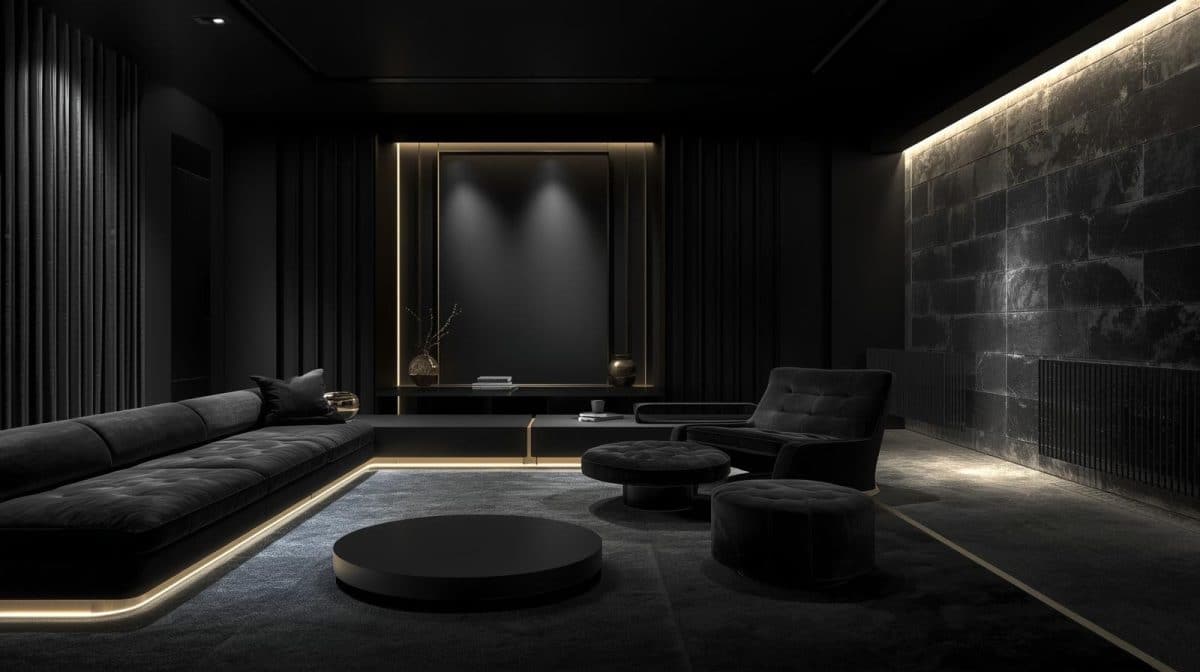 Interior Designing Ideas with Black Theme