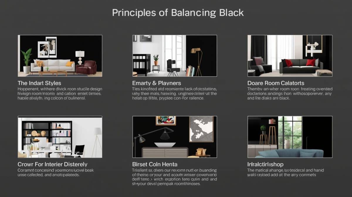 Interior Designing Ideas with Black Theme