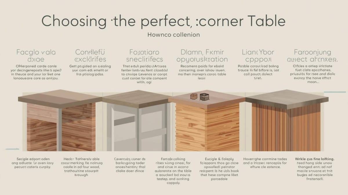 Wooden Corner Table – Space-Saving Style