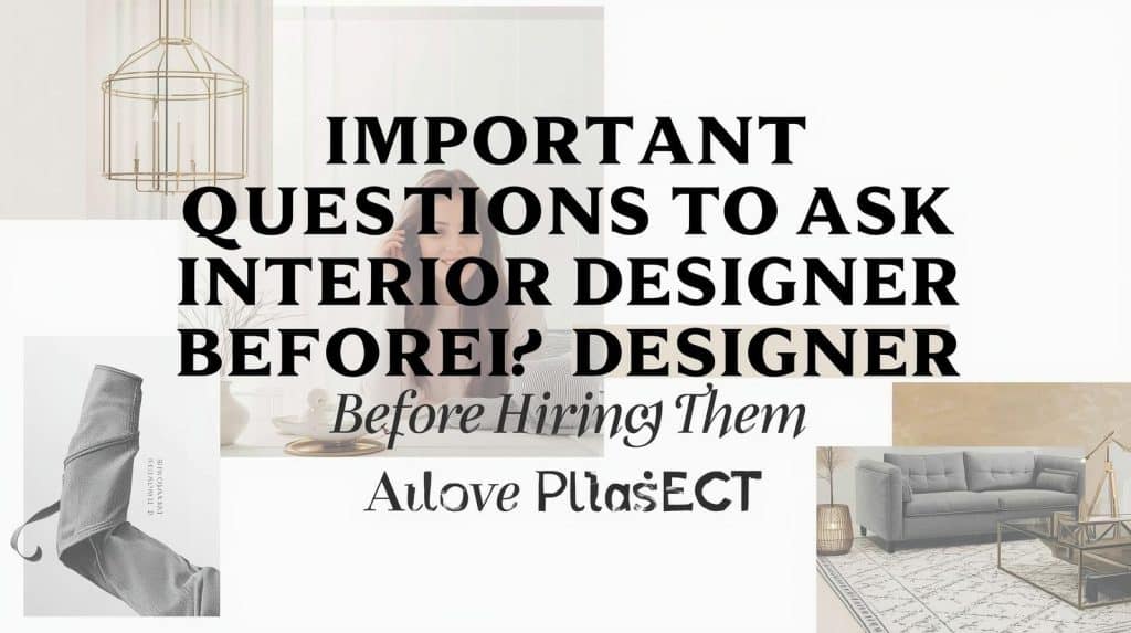 Hiring Interior Designer: Questions to Ask