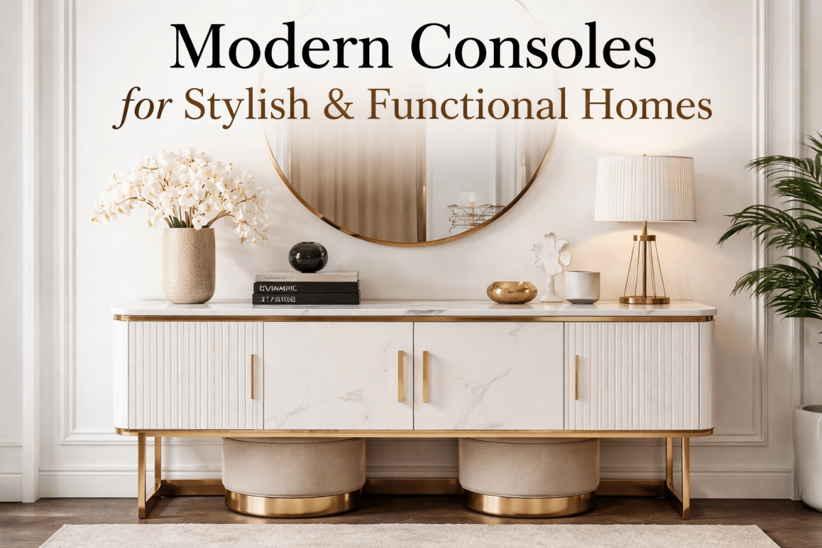 Modern Consoles for Stylish Homes