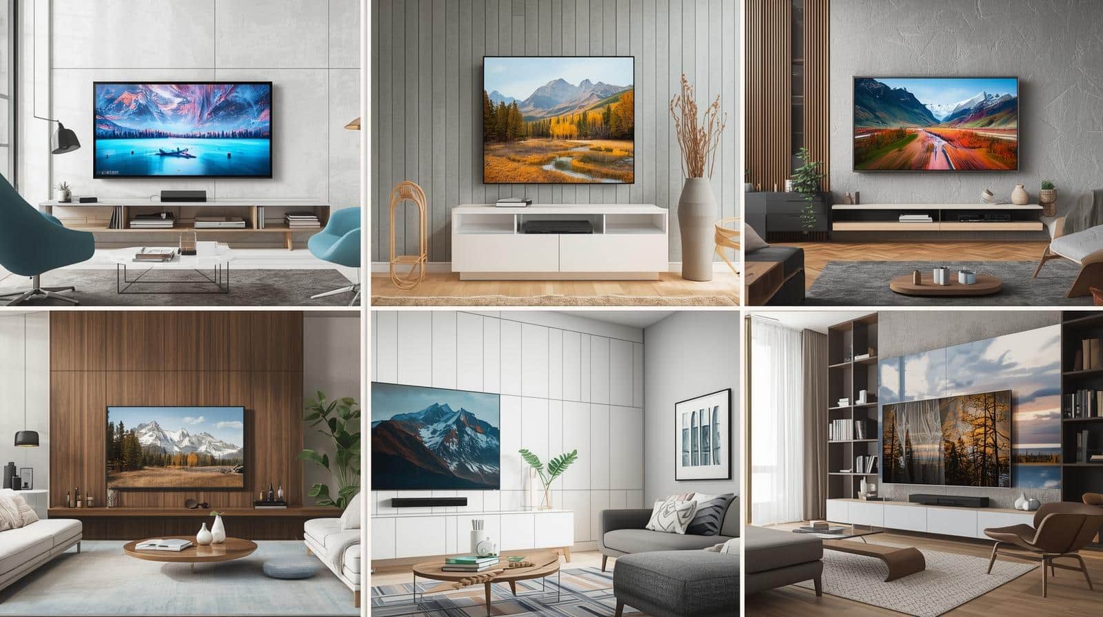 LCD Units – Modern TV Wall Design Ideas