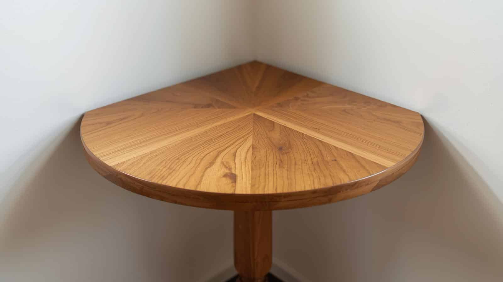 Table Corner For Math Wooden Corner Table – Space-Saving Style