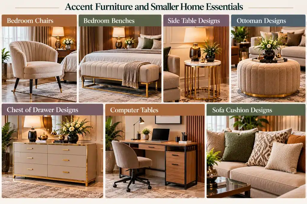Accent Furniture and Smaller Home Essentials