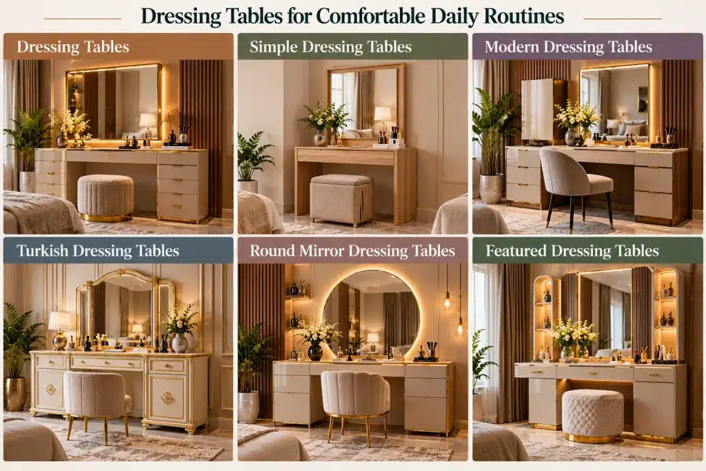 Dressing Tables for Comfortable Daily Routines
