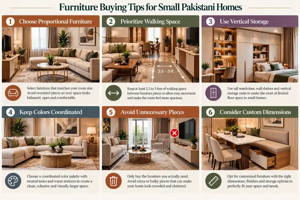 Furniture Buying Tips for Small Pakistani Homes