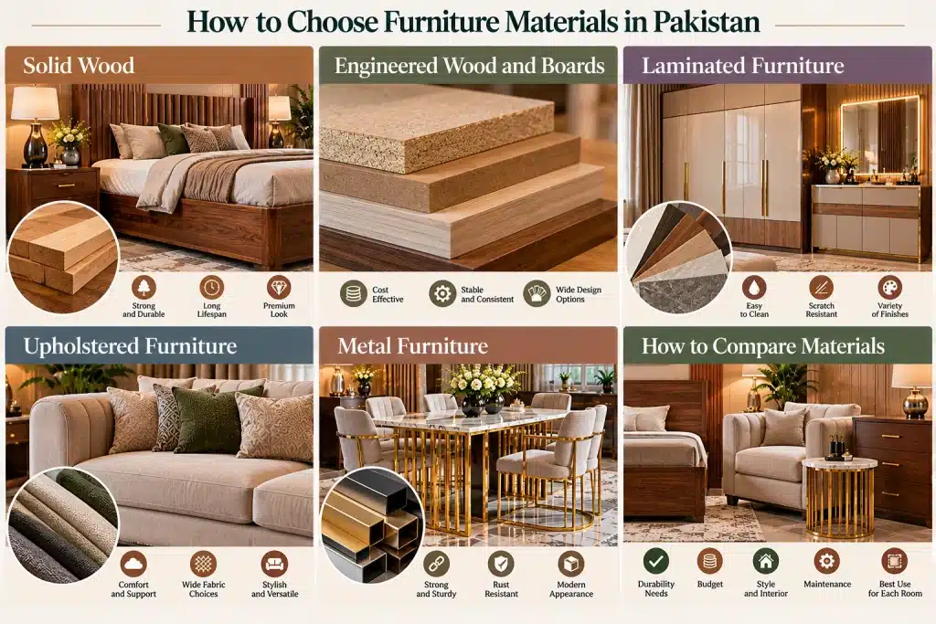 How to Choose Furniture Materials in Pakistan