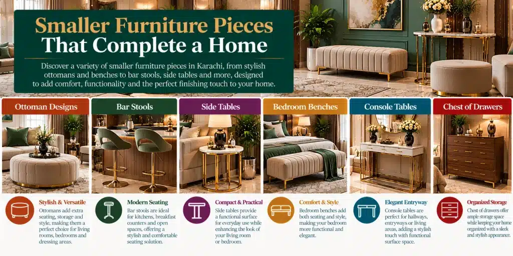 Smaller Furniture Pieces That Complete a Home